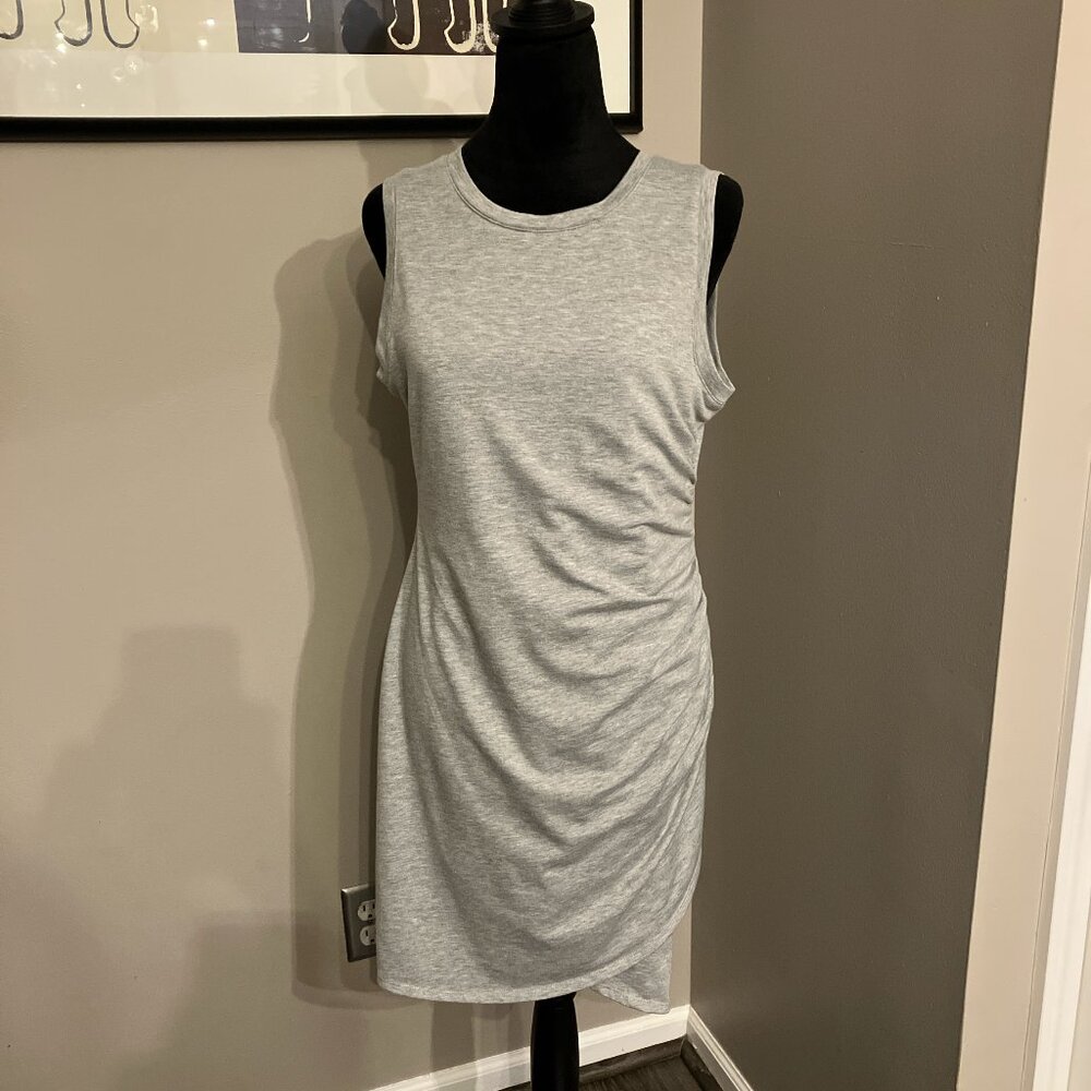 Nine West Light Gray Sleeveless Mini Dress